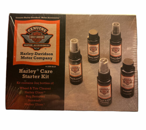 Harley Davidson Care Starter Kit Cleaner Gloss Sunwash Glaze Remover Sealed 1999 - $25.95