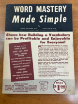 1957 Word Mastery Made Simple by Waldhorn - Paperback 12th Printing Revised - £10.23 GBP