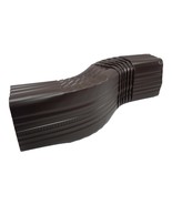 1 - Aluminum Downspout A Gutter (3” offset) Zig Zag Elbow – 3” x 4” Musk... - $392.12 MXN