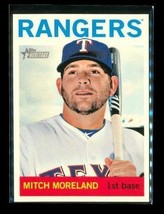 2013 Topps Heritage Baseball Trading Card #295 Mitch Moreland Texas Rangers - £7.81 GBP