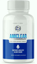 1 Bottle Amiclear Capsules - Advanced Blood Sugar Support Formula Free Shipping - £19.89 GBP