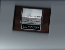 Uss Yorktown Plaque CV-5 Navy Us Usa Military Aircraft Carrier - £3.10 GBP