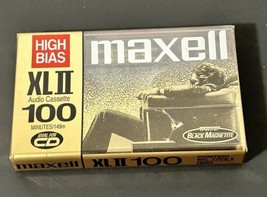 Maxell Xlii High Bias Cassette Tape 100 Minutes Sealed New - £5.39 GBP