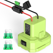 Power Wheels Adapter For Ryobi, 18V Battery Conversion Kit With Switch, Fuse Hol - £15.97 GBP