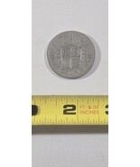 1960 British half crown coin featuring the crowned royal arm - $11.88