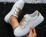 Retro Gcows590w77 Height Increasing Insole Trendy Dirty White Shoes Trendy - $19.54