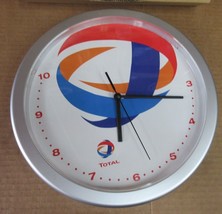 Vintage TotalEnergies Total French Petroleum Oil Wall Sign Clock NOS B - £125.57 GBP