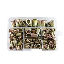 Astro Pneumatic 120pc Steel Rivet Nut Assortment - SAE - $49.99