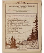 She&#39;ll Be Comin&#39; &#39;Round the Mountain, sheet music piano vocal guitar 1930 - €6,78 EUR