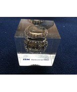 1961 IBM SELECTRIC TYPEFACE ADVERTISING LUCITE CUBE PAPERWEIGHT TYPEWRIT... - $202.68 CAD