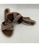Costa Blanca Rhinestone Wedge Sandals with Rope Heel - Made in Spain Sz 6 - £28.16 GBP