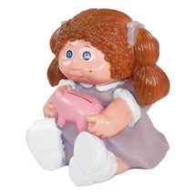 Vtg 1983 Plastic Cabbage Patch Doll Piggy Bank Purple Dress Figural Star... - $8.99