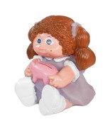 Vtg 1983 Plastic Cabbage Patch Doll Piggy Bank Purple Dress Figural Star... - $12.32 CAD