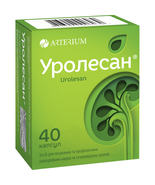 Homeopathic,Urolesan 40 Capsules Organic Уролесан Natural Herbs - $549.97 MXN