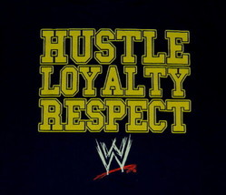 John Cena WWE Hustle Loyalty Respect Logo Wrestling Licensed T-Shirt NEW... - £14.15 GBP