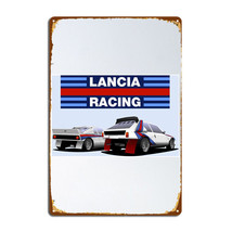 Lancia Martini rally 037 Delta S4 race metal wall poster Vintage decor T... - £22.51 GBP+