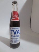 Coca-Cola TVA 1933-1983 50th Anniv 10 oz Bottle Rusted Cap - $7.92