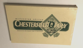 Vintage ChesterfieldOpoly Board Game Chesterfield Millennium Kiwanis New - £48.25 GBP