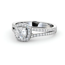 Halo Cushion Diamond Engagement Ring 925 Sterling Silver 2.00CT Moissani... - $199.00