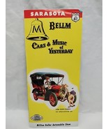 Sarasota Bellm Cars And Music Of Yesterday Brochure - $19.80
