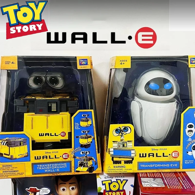 Herocross Original Thinkway Toys WALL.E Transforming EVE Robot Anime Action - $62.32+