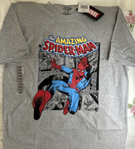 OFFICIAL MARVEL AMAZING SPIDERMAN T-SHIRT, SIZE LG-NEW! - £11.02 GBP