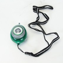 Bubble FM Radio GE Advertisement with Lanyard Green Tested Working - $9.79