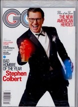 GQ Magazine Dec 2017/Jan 2018, Stephen Colbert, Mint in Publisher&#39;s Polybag - £20.11 GBP