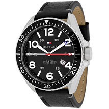 Tommy Hilfiger Men&#39;s Casual Sport Black Dial Watch - 1791131 - £72.30 GBP