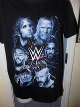 WWE Group Men&#39;s Licensed T-Shirt Black Size M Men&#39;s EUC - £14.33 GBP