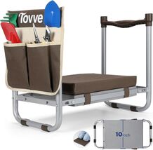 Portable Gardening Stool with Large Tool Bag &amp; Detachable Kneeling Pad -... - $148.45