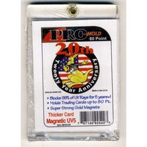 1x PRO-MOLD MH5UV5 Thicker 80 Pt Magnetic Card Holder (5 Year UV Protect... - $6.62