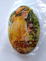Coca-Cola Licensed Pocket Mirror Oval NOS Soda Advertising 1973 Vintage ... - $13.36