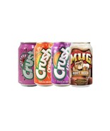24 Cans Of Crush Variety Pack Soft Drink 355ml / 12 oz Each  Free Shipping - £44.85 GBP