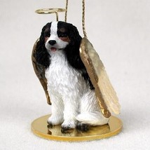 Small Angel Cavalier King Charles Tri Dog Breed Angel Christmas Ornament - £12.05 GBP