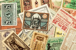 1920&#39;s Germany Notgeld Money 26pc - Berlin, Hamburg, Prenzlau, Striegau - £79.11 GBP