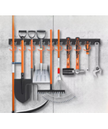 64 Inch Garage Tool Organizer Wall Mount Hooks Adjustable Storage Holder... - $856.70 MXN