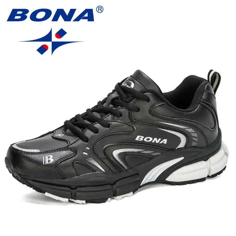 BONA 2024 New Designers Action Leather Running Shoes Men  Shoes Man Jogging Trai - £174.37 GBP