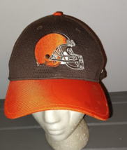 Cleveland Browns New Era Hat 39THIRTY Fitted Cap Size Medium-Large - $11.75