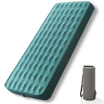 Self Inflating Camping Sleeping Pad/Single Mattress Foam Soft Surface Hiking - £32.07 GBP