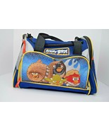 Star Wars Angry Birds Duffle/Gym Bag Blue w/ Zipper &amp; Neck Strap 16&quot; x 1... - $279.91 MXN