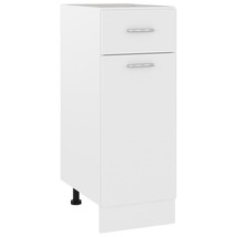 Drawer Bottom Cabinet White 30x46x81.5 cm Engineered Wood - £42.93 GBP