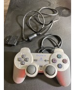 Sony PS2 Satin Silver Controller SCPH-10010 Dualshock 2 - £11.00 GBP