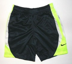Nike Boys Shorts Black/Gray Yellow White Size 4 NWT - £11.06 GBP
