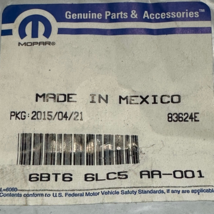 NEW OEM MOPAR BELT COVER BUCKLE KIT 2015 JEEP CHEROKEE CHRYSLER 200 6BT6... - $28.04