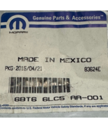 NEW OEM MOPAR BELT COVER BUCKLE KIT 2015 JEEP CHEROKEE CHRYSLER 200 6BT6... - $28.04