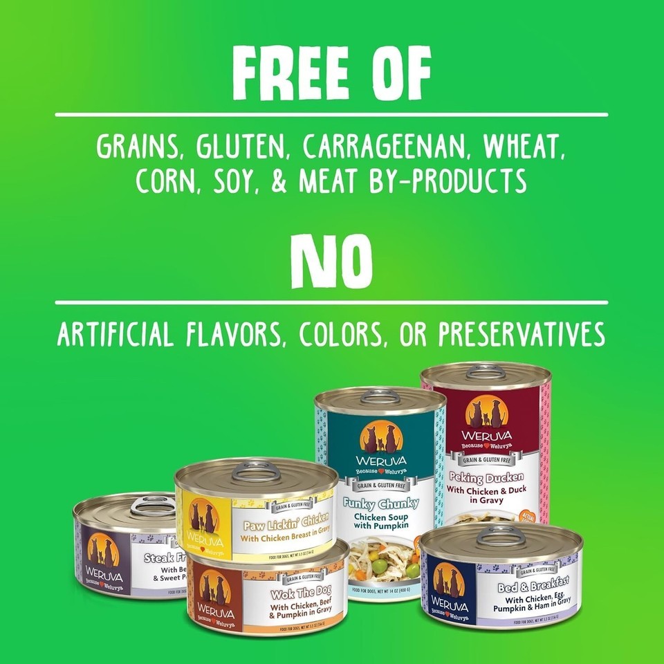 Grain-Free Steak Frites Wet Dog Food - Premium Beef & Veggies, 12 Can Pack Item image 9