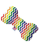 Rainbow Fun Stripes 8 inch Bone Dog Toy - $39.64 CAD