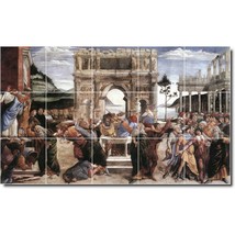 Sandro Botticelli Historical Painting Ceramic Tile Mural BTZ00706 - £117.99 GBP+