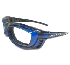 uvex Safety Goggles Eyeglasses Frames SW09 Black Blue Square Z87-2 56-21-127 - £47.53 GBP